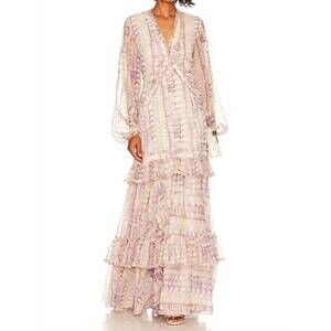 NEW ALEXIS rain maxi dress in wisteria